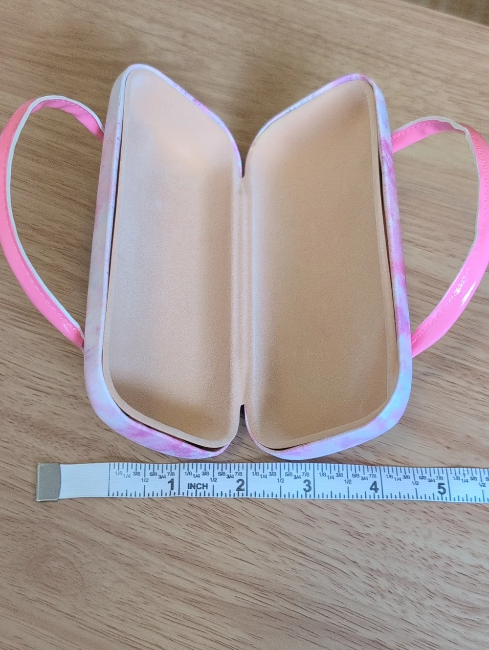 Tommy Bahama Kids Pink Tie-Dye Eyewear Pouch with Glossy Handle